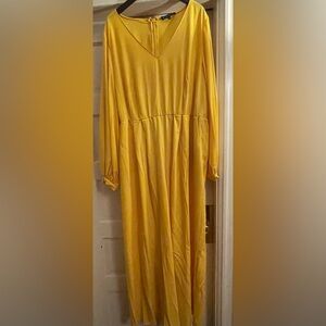 NWOT Eloquii Yellow Jumpsuit